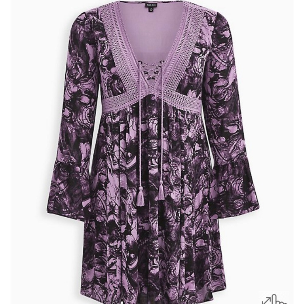 NWT torrid lace up skater dress size 4